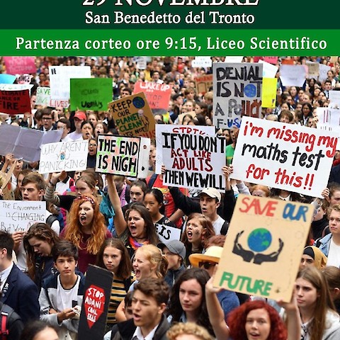 Global Strike for Future, studenti sambenedettesi in sciopero per il clima
